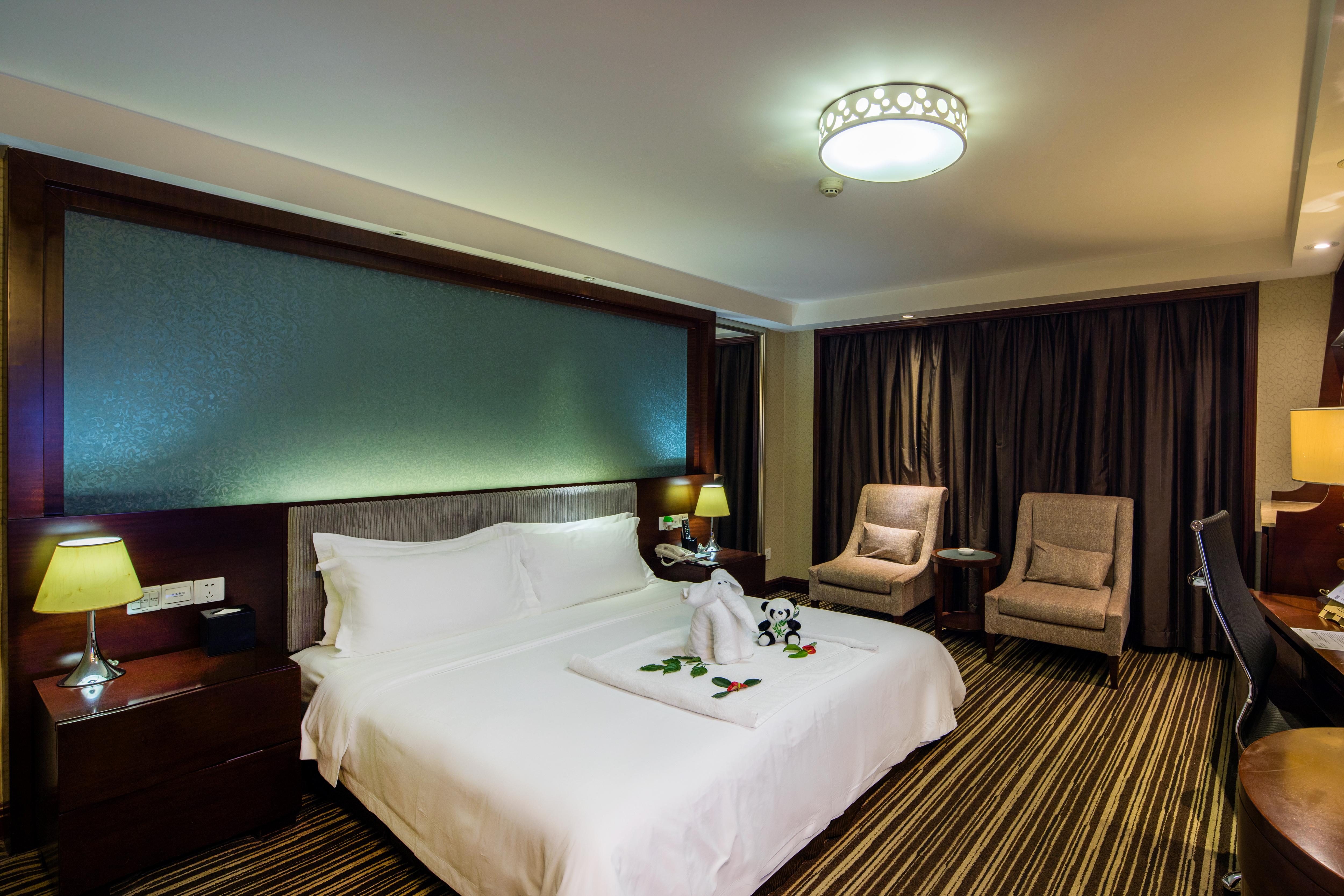 Leeden Hotel Chengdu Bagian luar foto